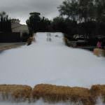 Snow Production for a Sled Run Los Angeles