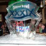 Super Bowl Ice Sculpture Los Angeles