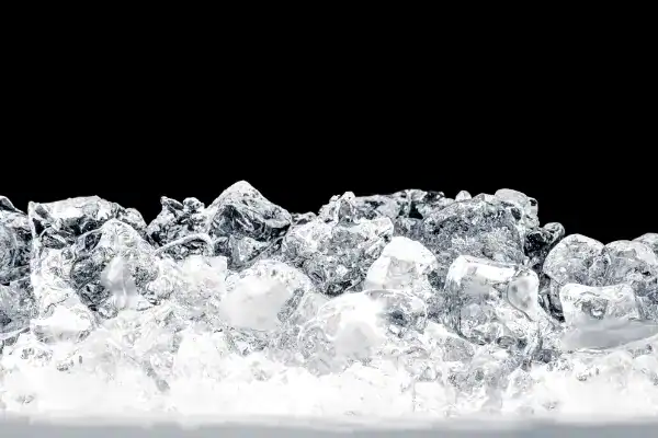 Crushed ice for drinks