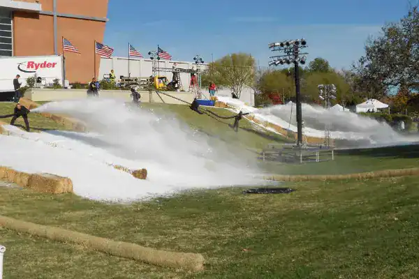 Snow production for a local church